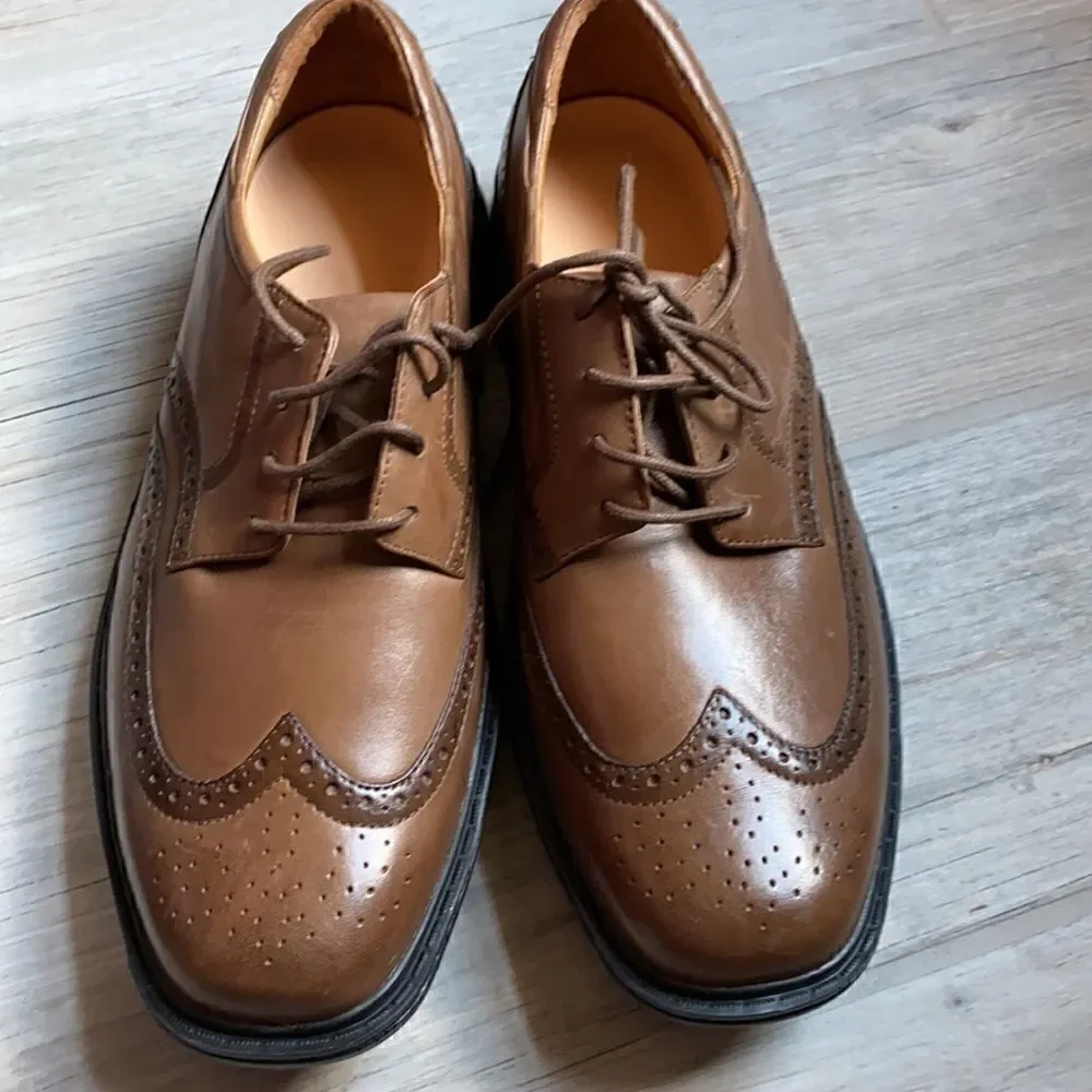 NWOT Dr Comfort Chestnut Brown 8 1/2 W STK 8320 Shoes Comfort Oxford Diabetic